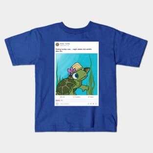 Facebook Feeling Cute Kids T-Shirt